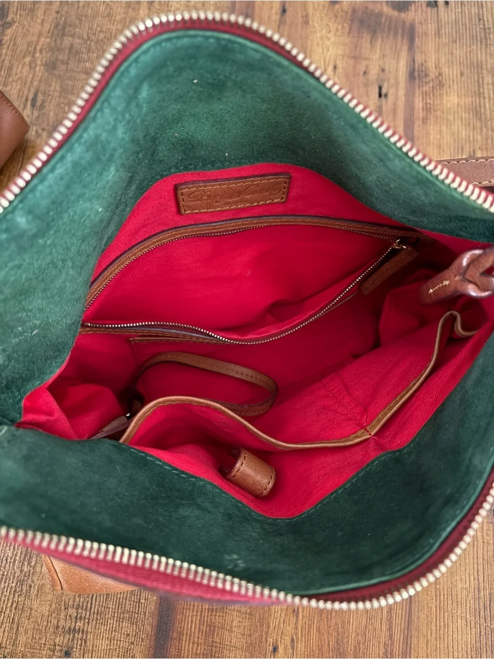Dooney & Bourke Florentine Collection Natural Tan Hobo Satchel